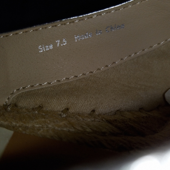 Dolce Vita | Silver Espadrille Mules Womens Size 7.5 - Picture 5 of 9